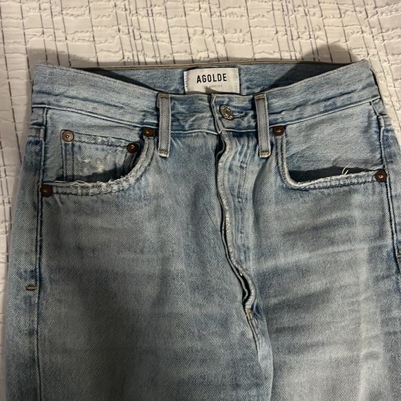 AGOLDE high rise ankle jeans - Picture 2 of 4